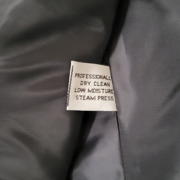 Vintage Christian Dior Double Breasted Rope Embroidered Detail Blazer Navy Sz 10 - Picture 14 of 16